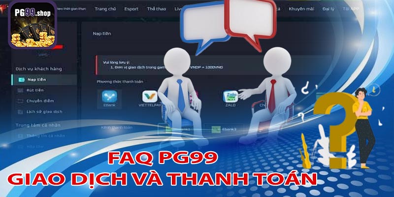 Giao dịch và thanh toán trên pg99